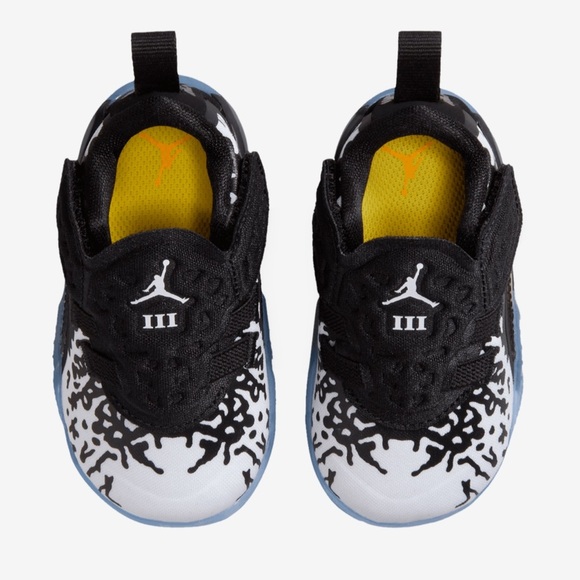 NEW Jordan Zion 3 “Black/White” Toddler  Sneakers Size 4C Basketball Shoe - Picture 2 of 5